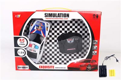 4-WAY REMOTE CONTROL POLICE CAR - OBL881619
