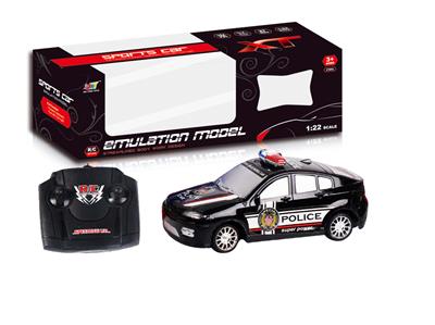 4-WAY REMOTE CONTROL BMW POLICE CAR - OBL881660
