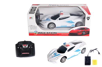 4-WAY REMOTE CONTROL FERRARI POLICE CAR - OBL881740