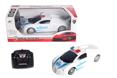 4-WAY REMOTE CONTROL BUGATTI POLICE CAR - OBL881741