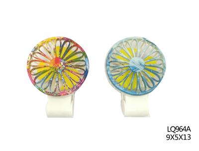 Led folding fan for water transfer printing - OBL882418