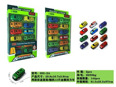 RETURN METAL CAR 12PCS - OBL882431
