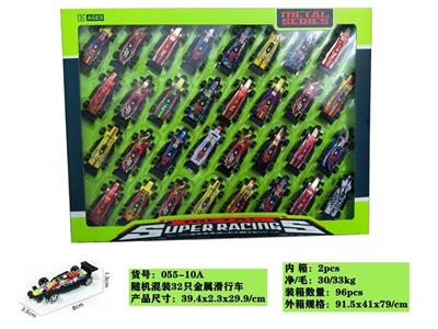 SLIDING METAL CAR 32PCS - OBL882439