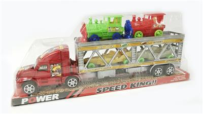 SPRAY PAINTING INERTIA DOUBLE DECK TRAILER - OBL882693