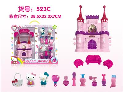 HELLO KITTY CASTLE ORNAMENTS HAVE BEEN HOME - OBL882782