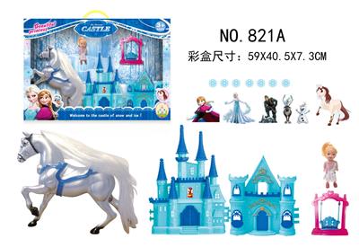 ICE AND SNOW STRANGE EDGE CASTLE HORSE - OBL882800