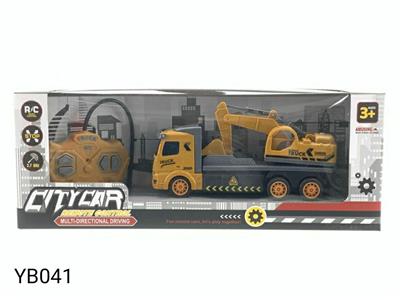 FOUR WAY REMOTE CONTROL ENGINEERING VEHICLE - OBL883678
