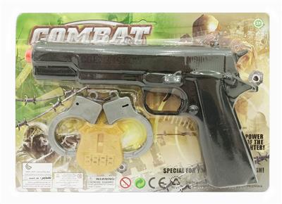 911 FLINT GUN WITH HANDCUFFS BADGE - OBL883769