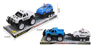 惯性越野警车皮卡拖滑行警车 - OBL884074