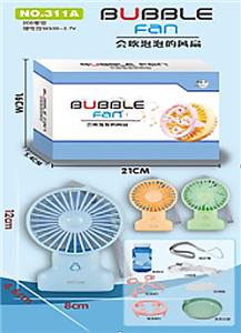 USB STYLISH PORTABLE FAN BUBBLE MACHINE - OBL884257