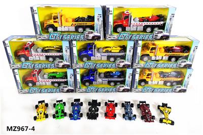 1:48合金拖车带一只合金方程赛车 - OBL884635