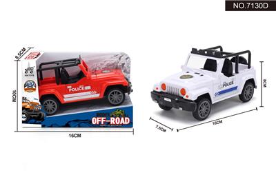 1:28 JEEP POLICE CAR INERTIA CAR - OBL885223