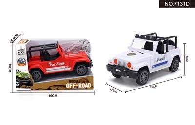 1:28 JEEP POLICE CAR RETURNER - OBL885245