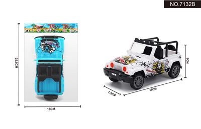 1:28 JEEP GRAFFITI INERTIA CAR - OBL885265
