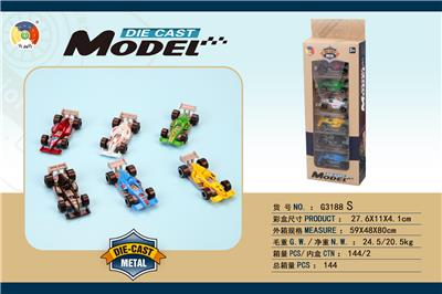 6只合金F1车子 - OBL885465