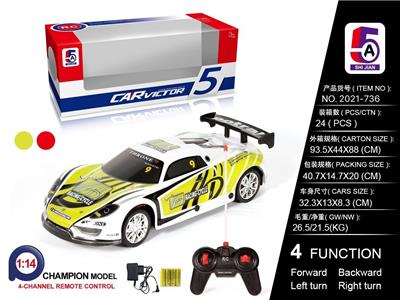 1:14 PVC CASE PORSCHE REMOTE CONTROL CAR - OBL886192