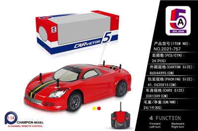 1: 14PVC CAR SHELL CHRYSLER REMOTE CONTROL CAR - OBL886201