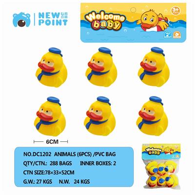 SCARF DUCK SIX PACK (WITH BB WHISTLE) - OBL886570