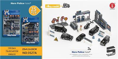 25PCS特警主题场景套装 - OBL887015
