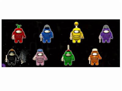2.7-3.5寸魔齿太空狼人杀 - OBL887268