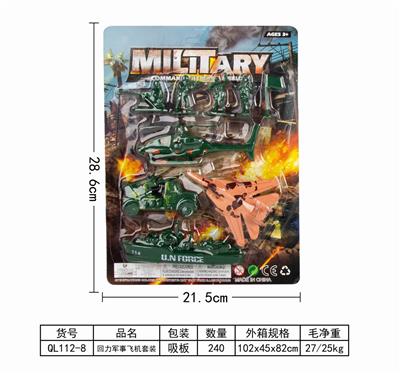 BACK-FORCE MILITARY AIRCRAFT SET - OBL887653