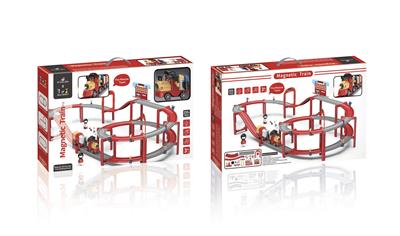 磁力电动火车轨道积木-火速救援队255pcs - OBL888966