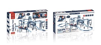 磁力电动火车轨道积木-大耳朵警长421pcs - OBL888969