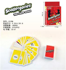 英文Scattergories卡牌游戏 - OBL889048