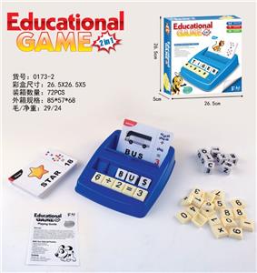英文EducationalGame 卡牌智力游戏（2合1） - OBL889070