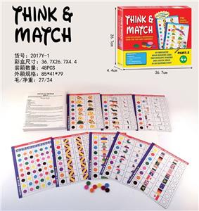 英文THINK & MATCH思考与比赛游戏 - OBL889079