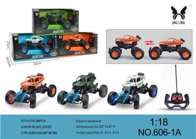 1: 18 remote control 4-way skeleton climbing car - OBL889194