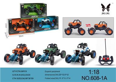 1: 18 remote control 4-way Jeep climbing car - OBL889196