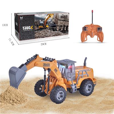 1: 48 remote control 4-way Amazon e-commerce box packaging engineering vehicle series - OBL889217