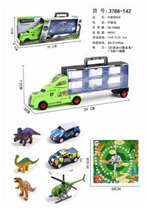 Portable gift box container taxi tractor - OBL889704