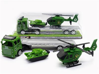 军事惯性拖头车载回力坦克滑行飞机 - OBL889762