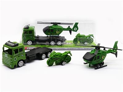 军事惯性拖头车载回力摩托滑行飞机 - OBL889764