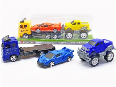 惯性拖头车载回力跑车滑行越野车 - OBL889766