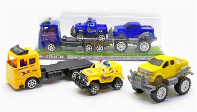 惯性拖头车载滑行警车滑行越野车 - OBL889769