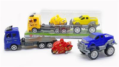 惯性拖头车载回力摩托滑行越野车 - OBL889772