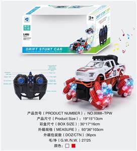 1: 16 eleven pass 2.4g drift stunt vehicle (with music) - OBL890113