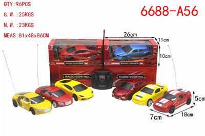 Four way remote control vehicle 1:24 - OBL890379