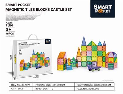 彩窗磁力片城堡75PCS - OBL890521