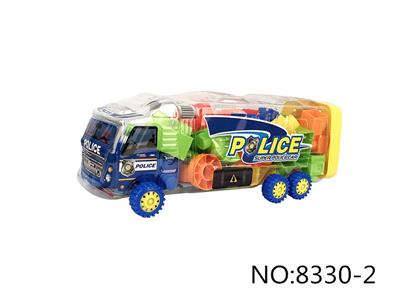 动感警车益智类积木 - OBL890615
