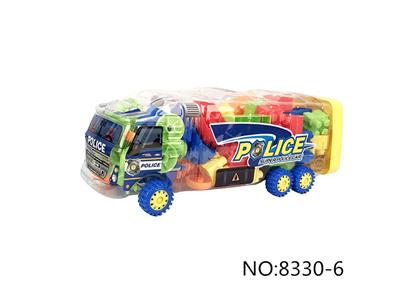 动感警车益智类积木 - OBL890618