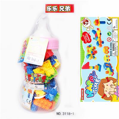 中奶瓶罐积木 - OBL890653