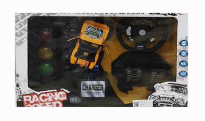 1: 20 four-way gravity sensing reverse wheel pedal remote control jeep simulation vehicle with flashing light (plus traffic light) - OBL890728