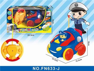 Remote control 2-way police cartoon car - OBL890753