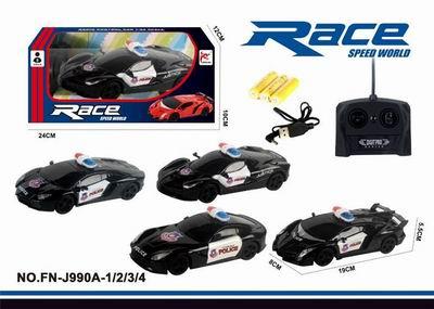 1: 24 flashing simulated poison police car - OBL890759