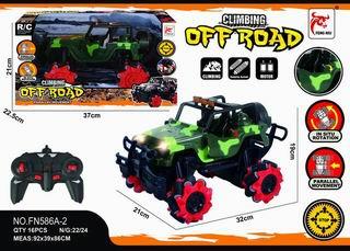 4wd drift stunt open door camouflage jeep - OBL890833