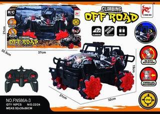 4wd drift stunt open door graffiti jeep - OBL890834